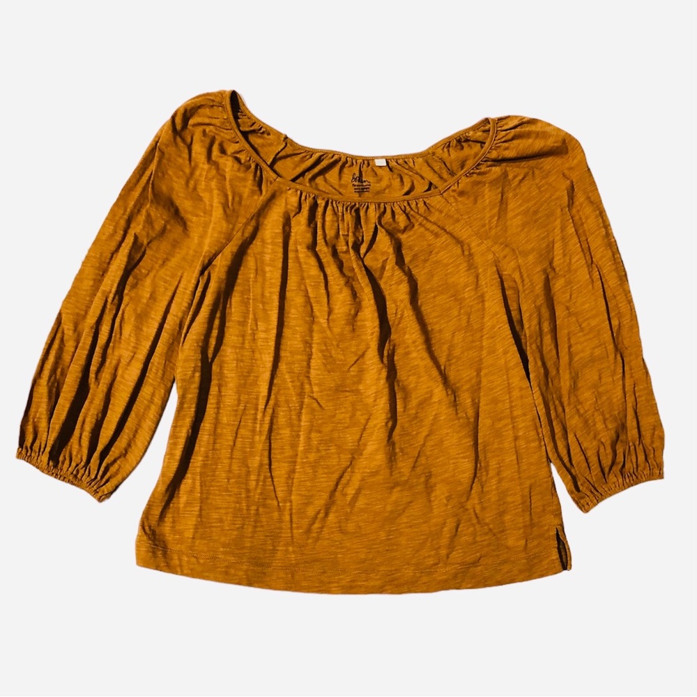 Boden S peasant top gathered